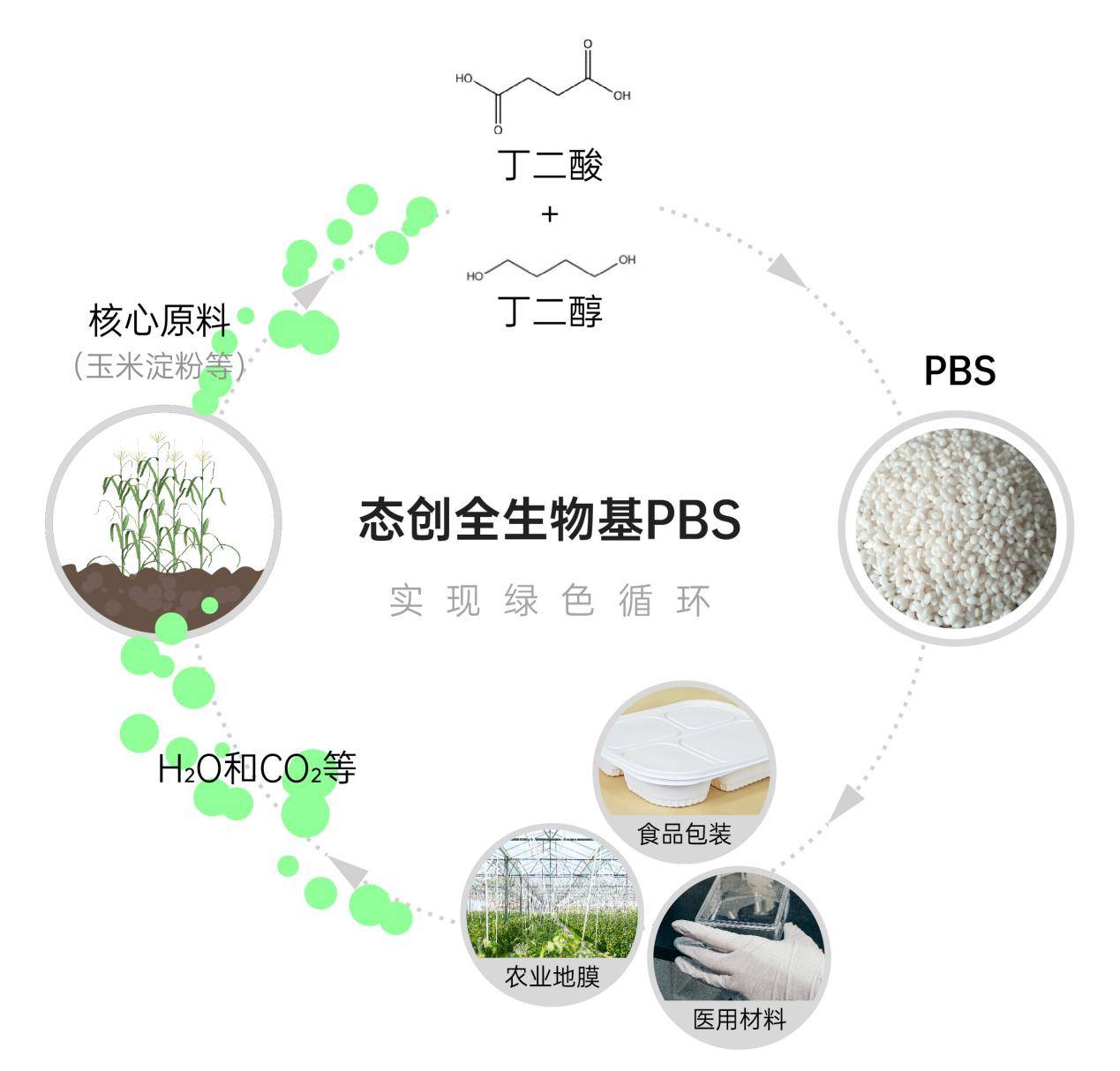 态创全生物基PBS 以生物基材料构建绿色循环的未来